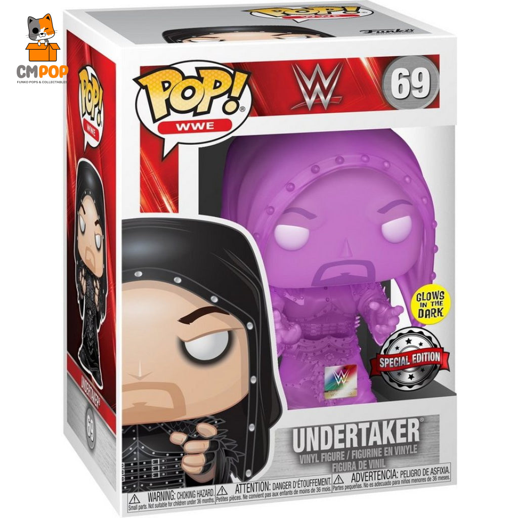 Undertaker - #69 Funko Pop! Wwe Glow In The Dark Special Edition