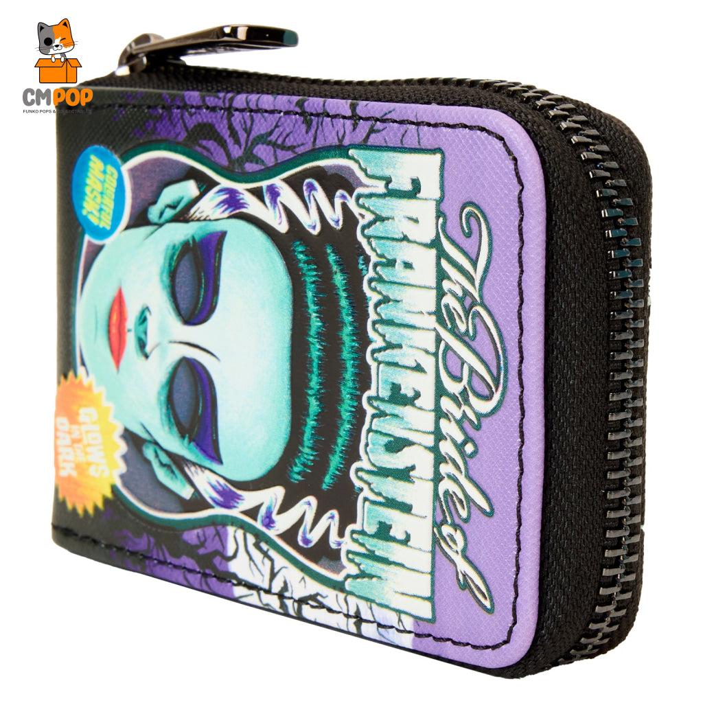 Universal Monsters Bride Of Frankestein Zip Around Wallet - Loungefly