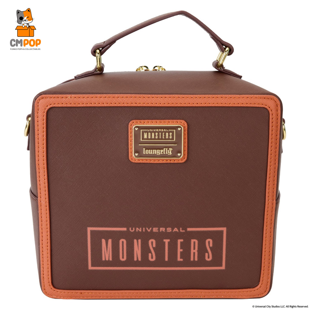 Universal Monsters Vintage Tv Triple Lenticular Crossbody - Loungefly