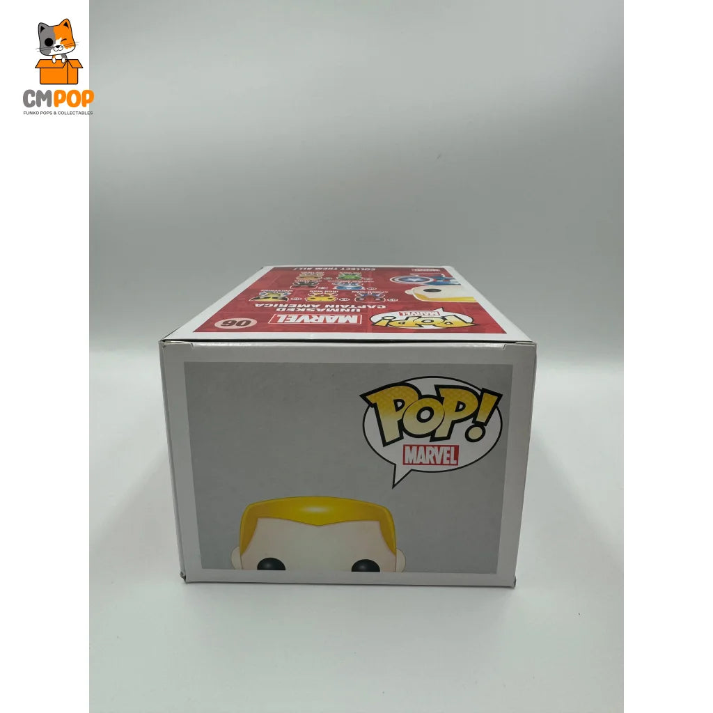 Unmasked Captain America - #06 Funko Pop! Marvel