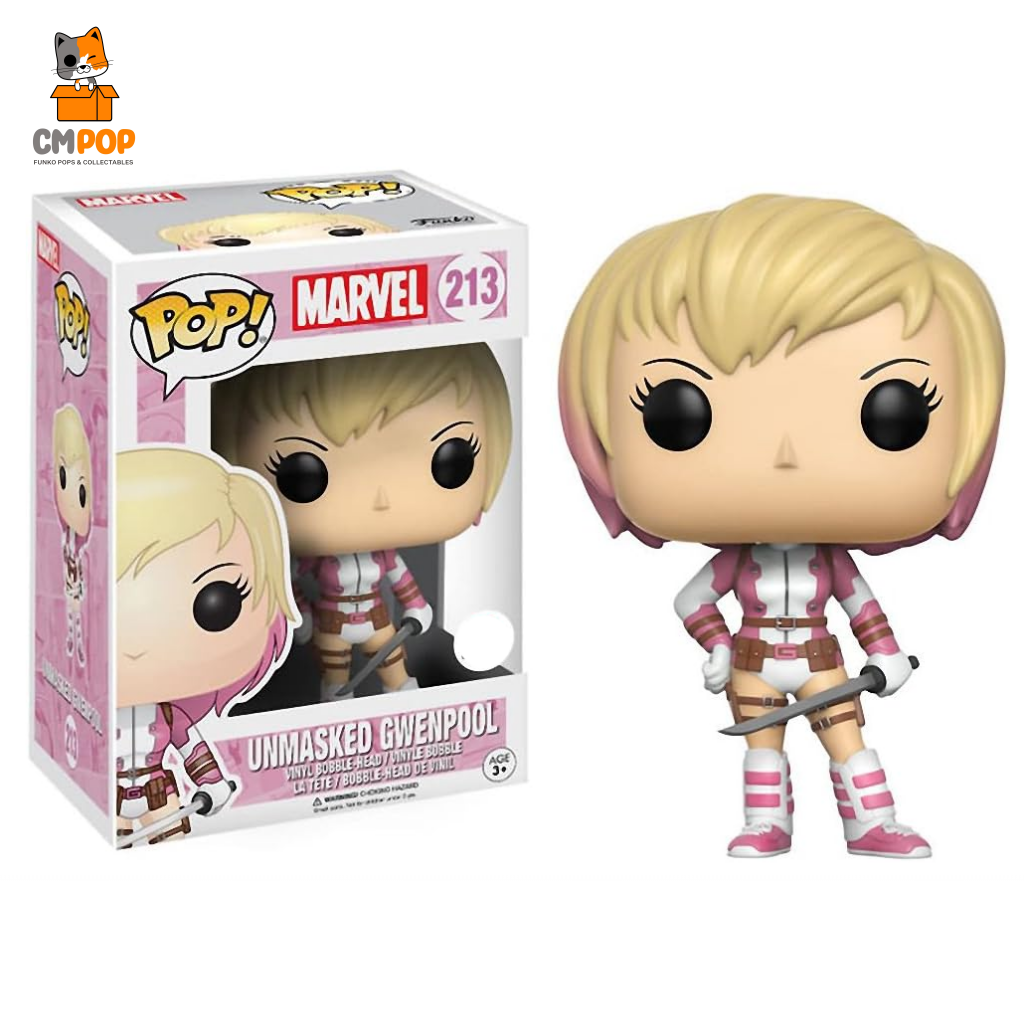 Unmasked Gwenpool - #213 Funko Pop! Marvel Pop