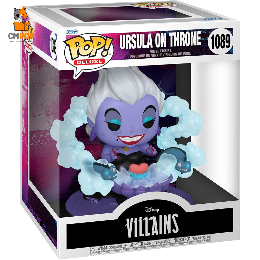 Ursula On Throne - #1089 Funko Pop! Deluxe Disney Villains The Little Mermaid