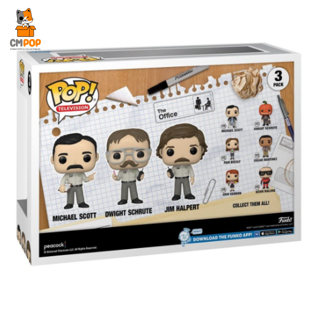 Utica Prank 3Pk - Funko Pop! The Office Pop