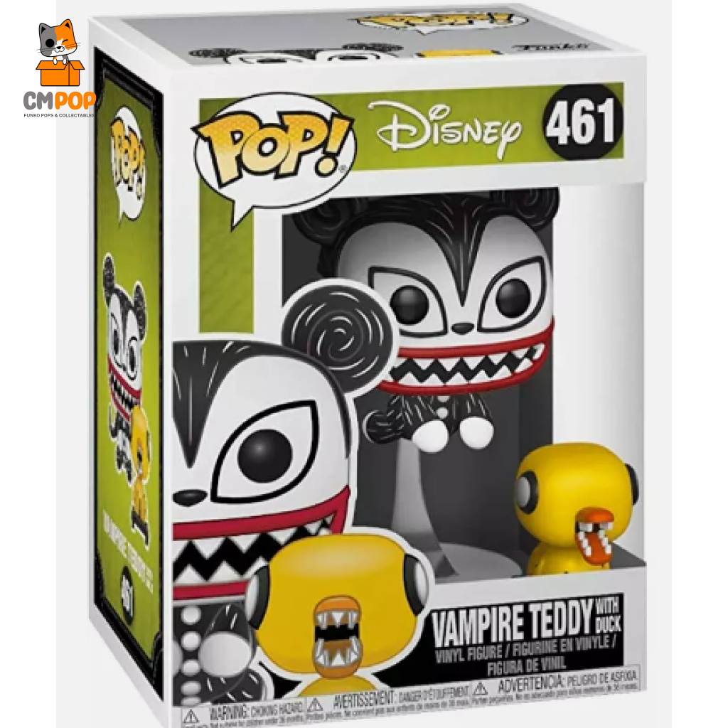 Vampire Teddy With Duck - #461 Funko Pop! -Disney The Nightmare Before Christmas Pop