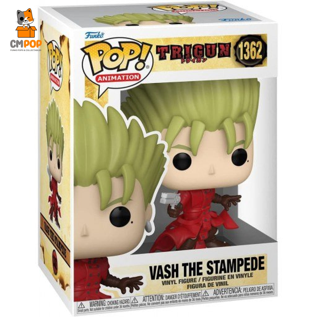 Vash The Stampede - #1362 Funko Pop! Anime Trigun Pop