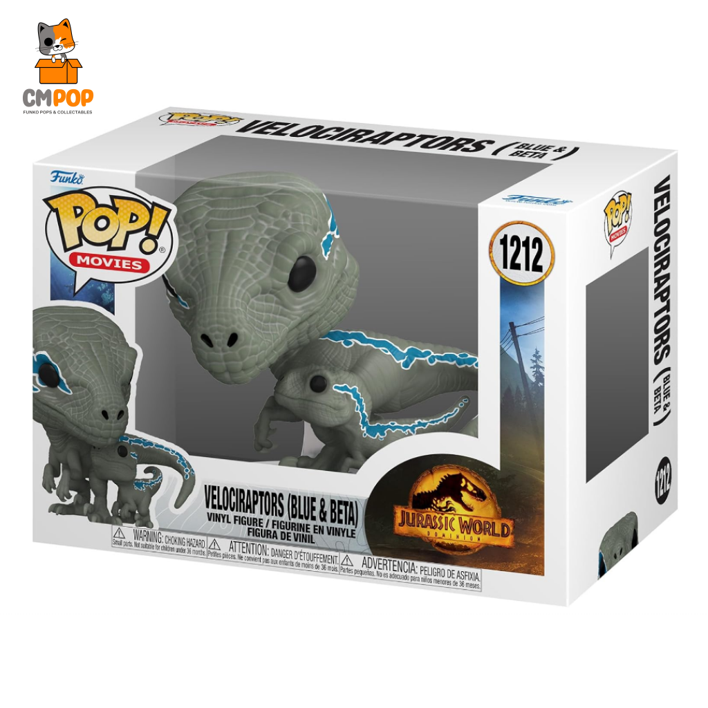 Velociraptors (Blue & Beta)- #1212 - Funko Pop! Jurassic World Movies Pop