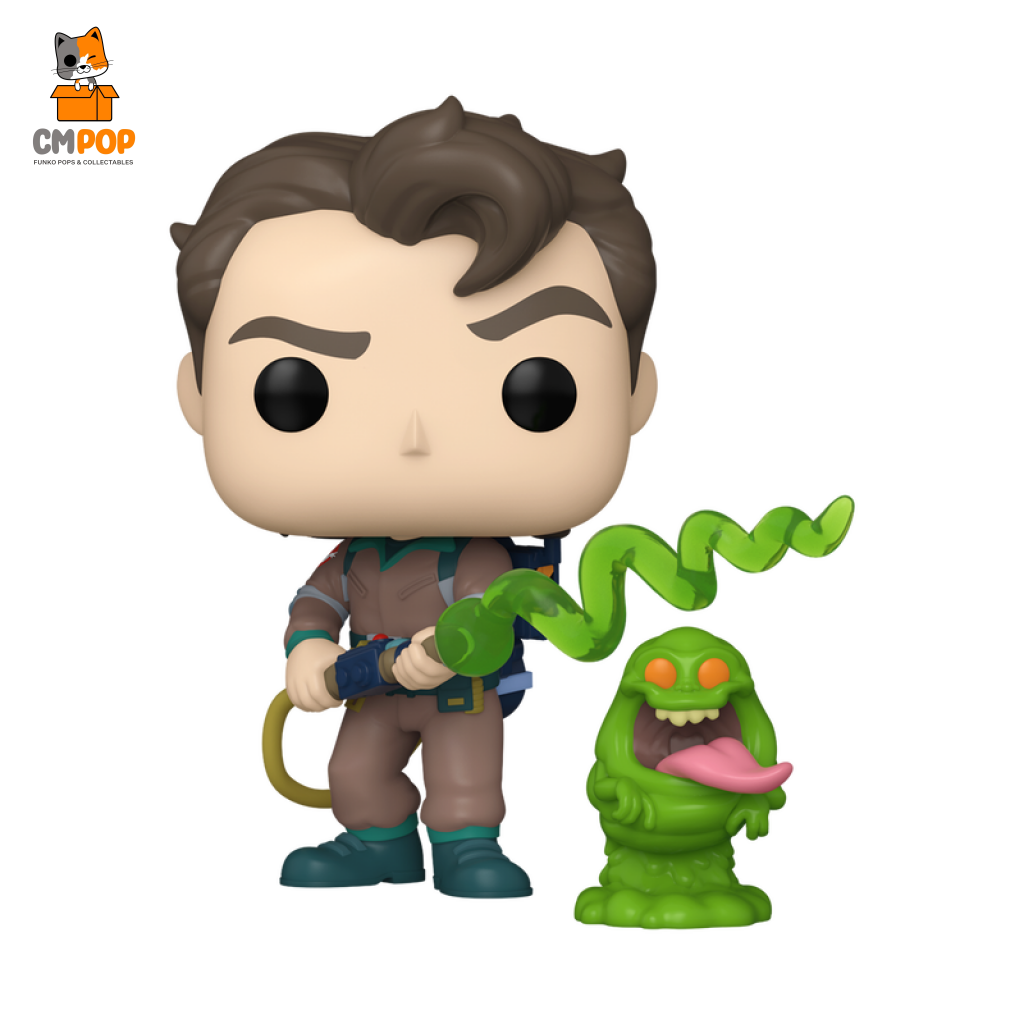 Venkman with Slimer - #1785 - Funko Pop! - Animation - The Real Ghost Busters Funko Pop