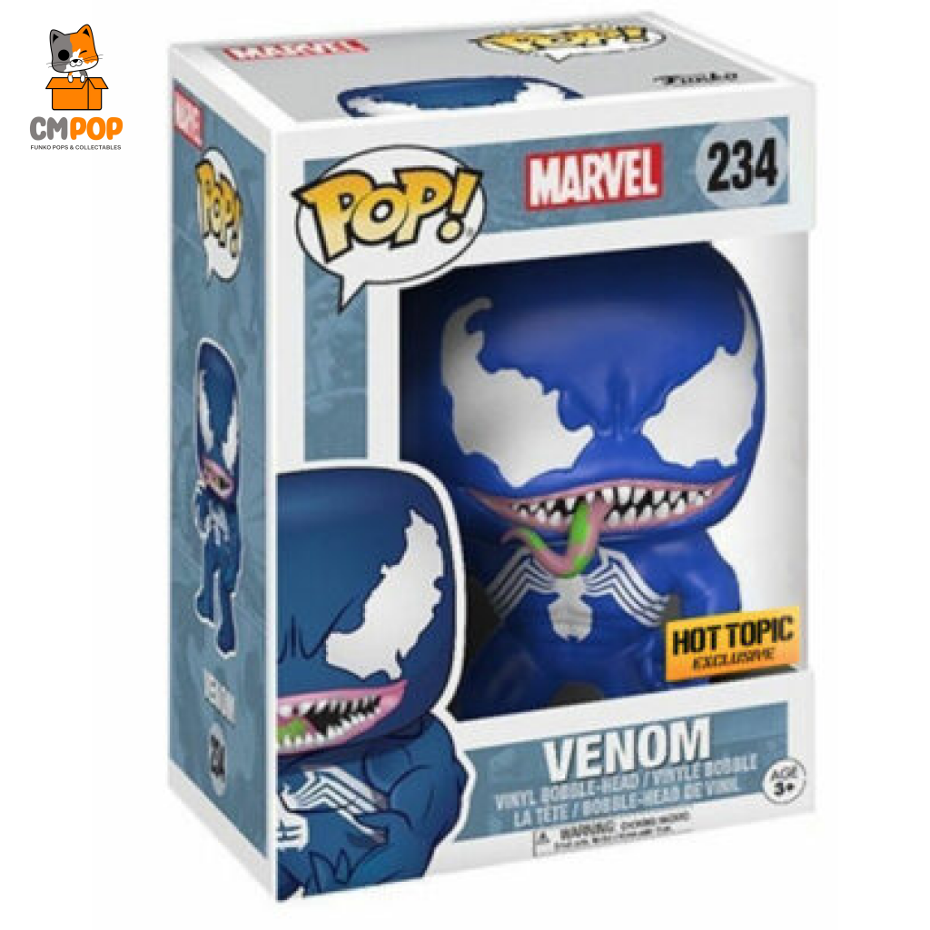 Venom - #234 Funko Pop! Marvel Hot Topic Exclusive Pop