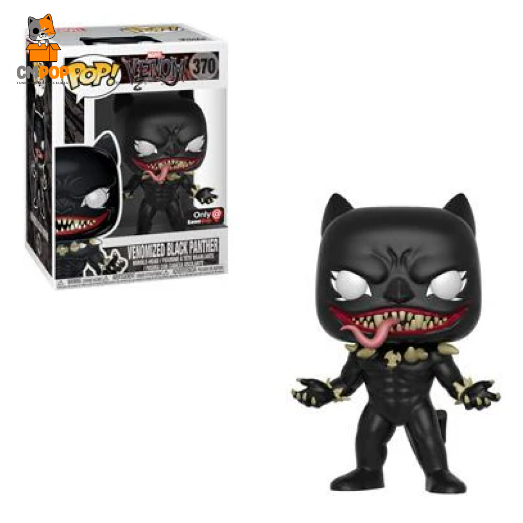 Venomized Black Panther - #370 Funko Pop! Marvel Venom Gamestop Exclusive Pop