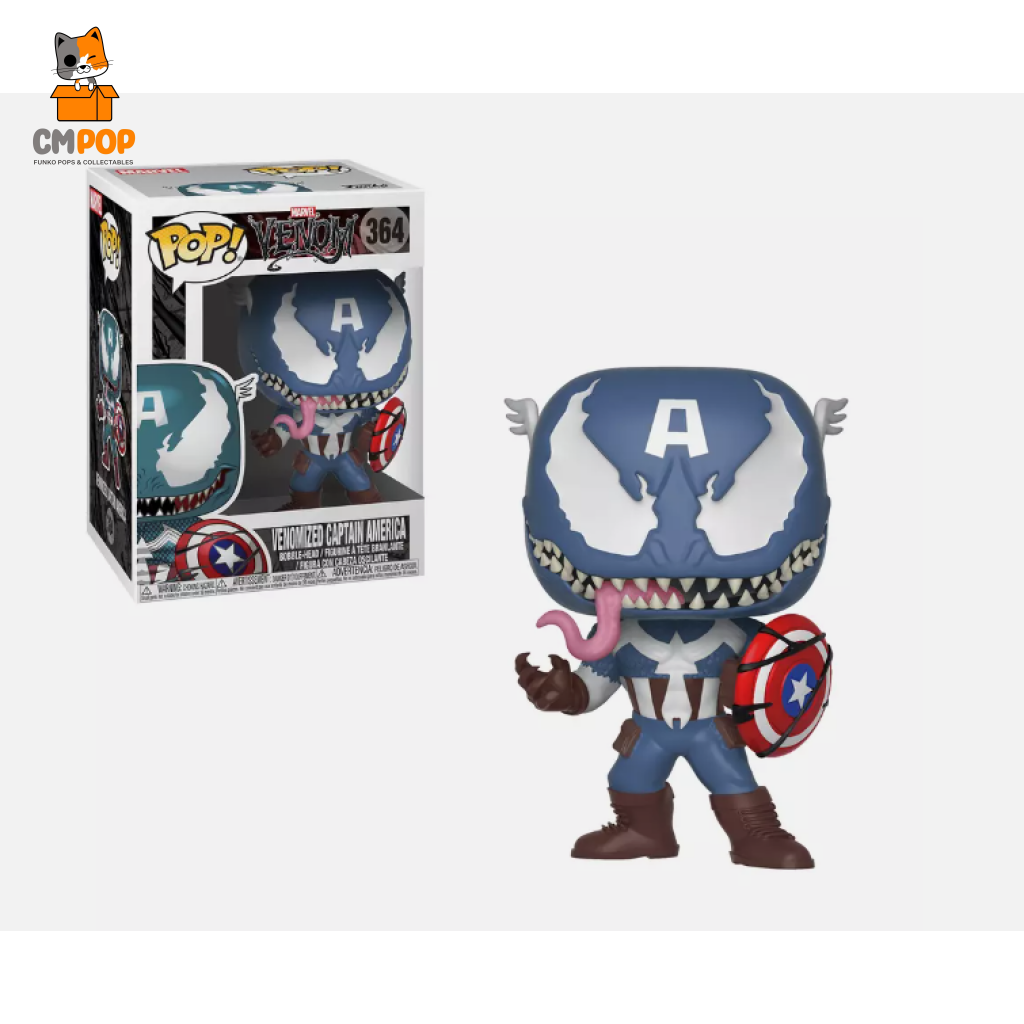 Venomized Captain America - #364 Funko Pop! Marvel Pop