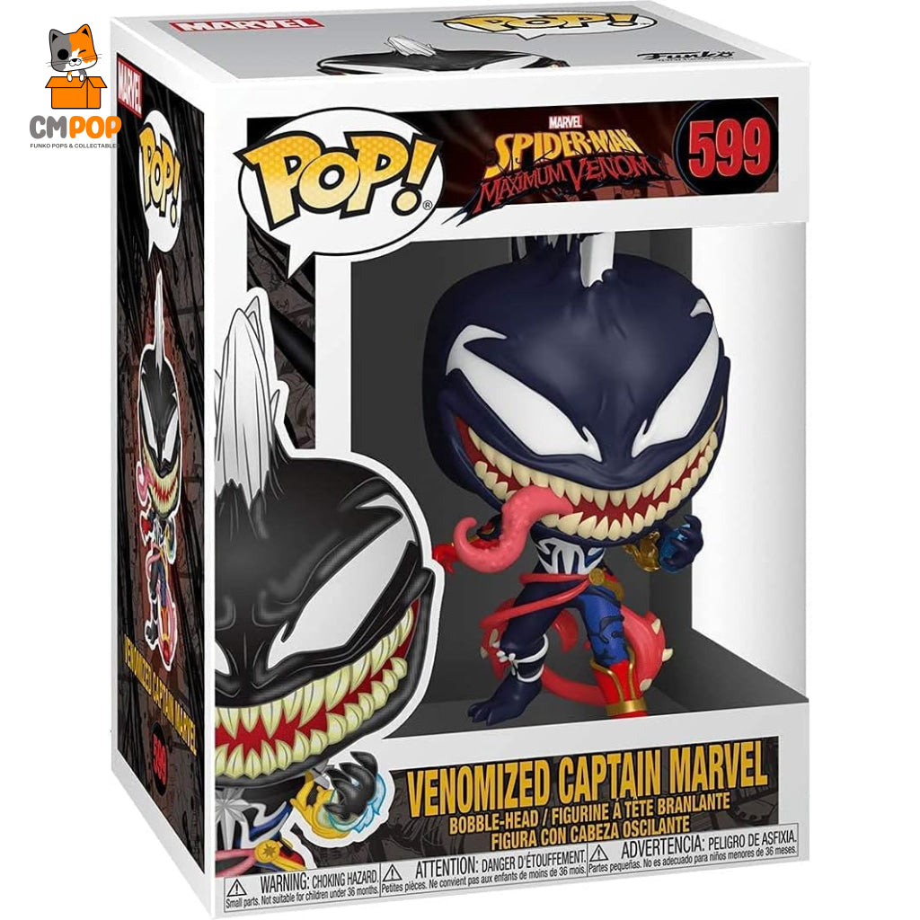 Venomized Captain Marvel - #599 Funko Pop! Spider-Man Maximum Venom Pop