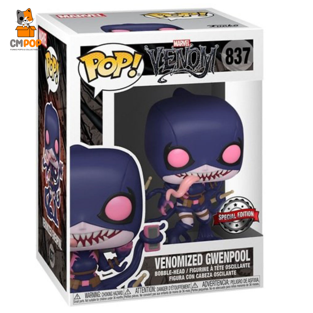 Venomized Gwenpool - #837 Funko Pop! Marvel Venom Special Edition Pop