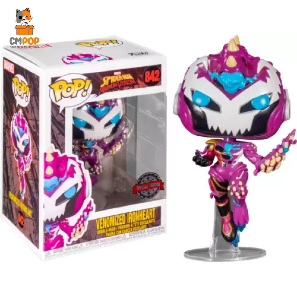 Venomized Ironheart - #842 Funko Pop! Marvel Spiderman Maximum Venom Special Edition Pop