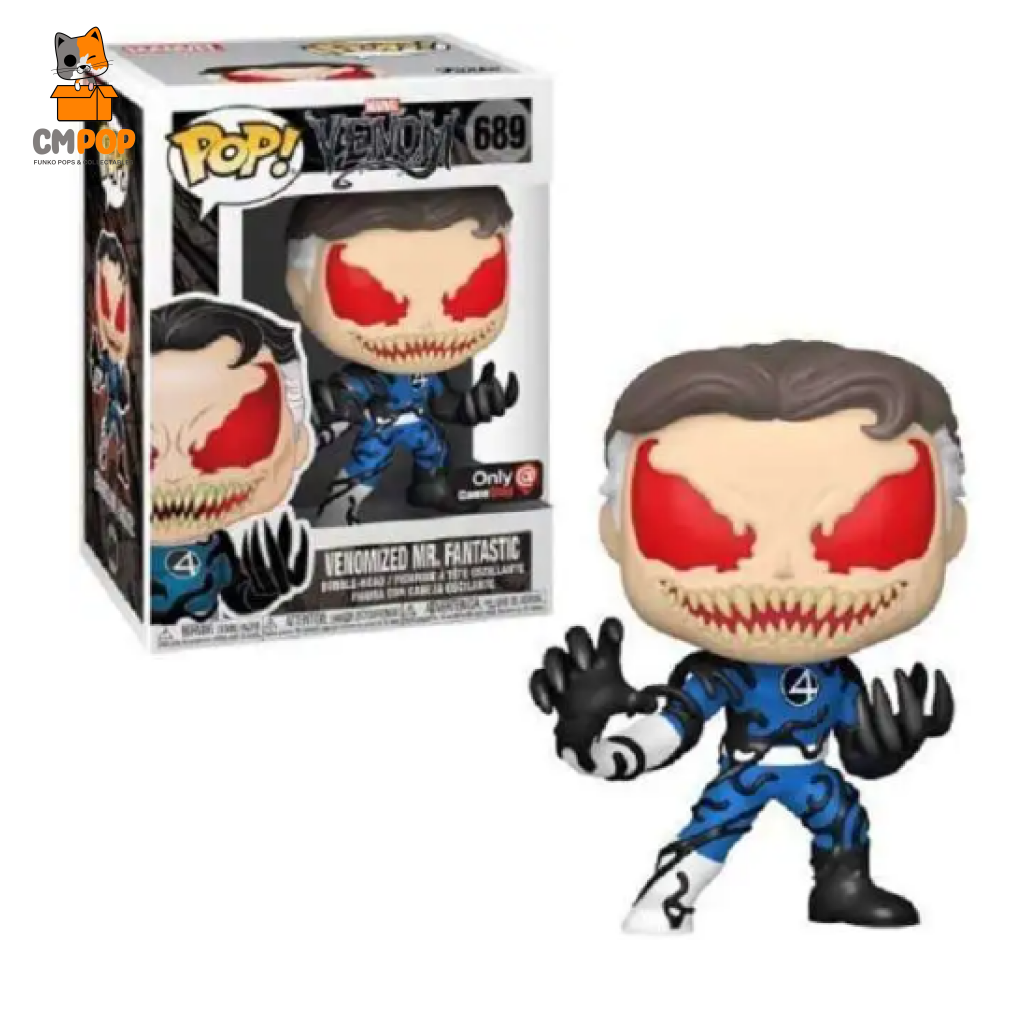 Venomized Mr Fantastic - #689 Funko Pop! Marvel Venom Gamestop Exclusive Pop