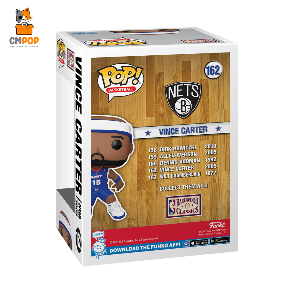 Vince Carter - #162- Funko Pop! Nba All Star Legends Pop