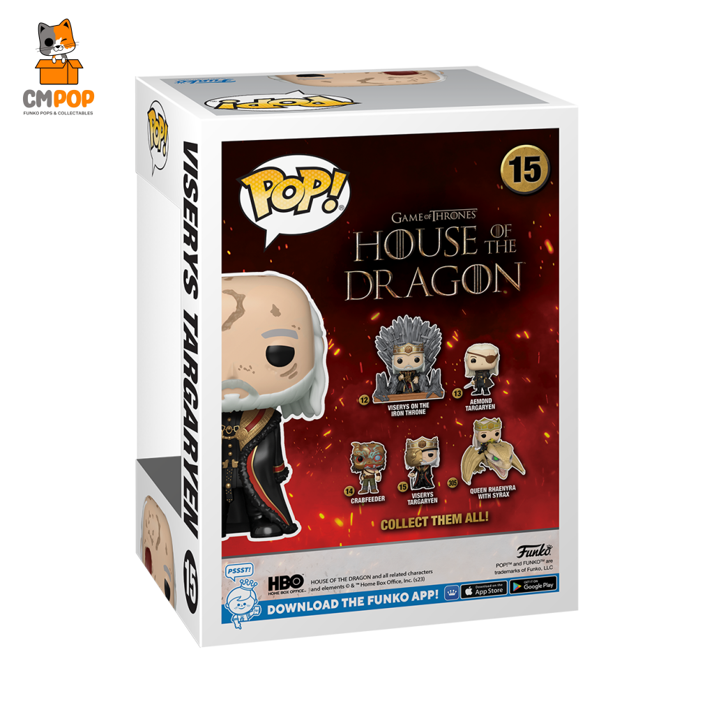 Viserys Tararyen - #15 Funko Pop! House Of The Dragon Chase Exclusive Pop