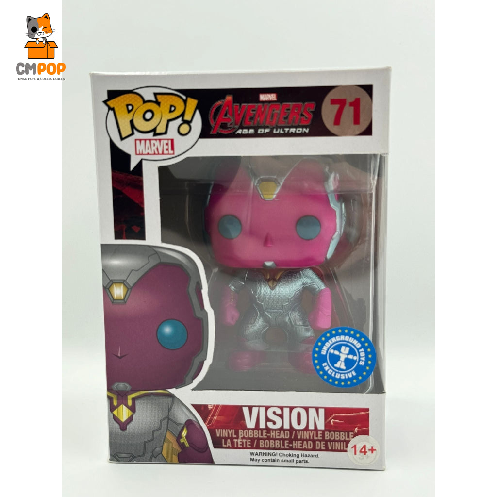 Vision- #71 - Funko Pop! Avengers Age Of Ultron Underground Toys Exclusive Pop