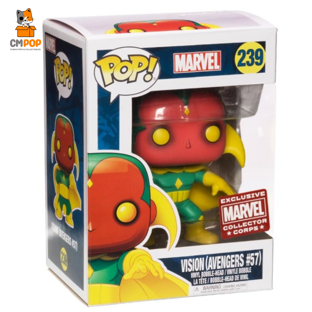 Vision (Avengers #57) - #239 Funko Pop! Marvel Mcc Exclusive Pop