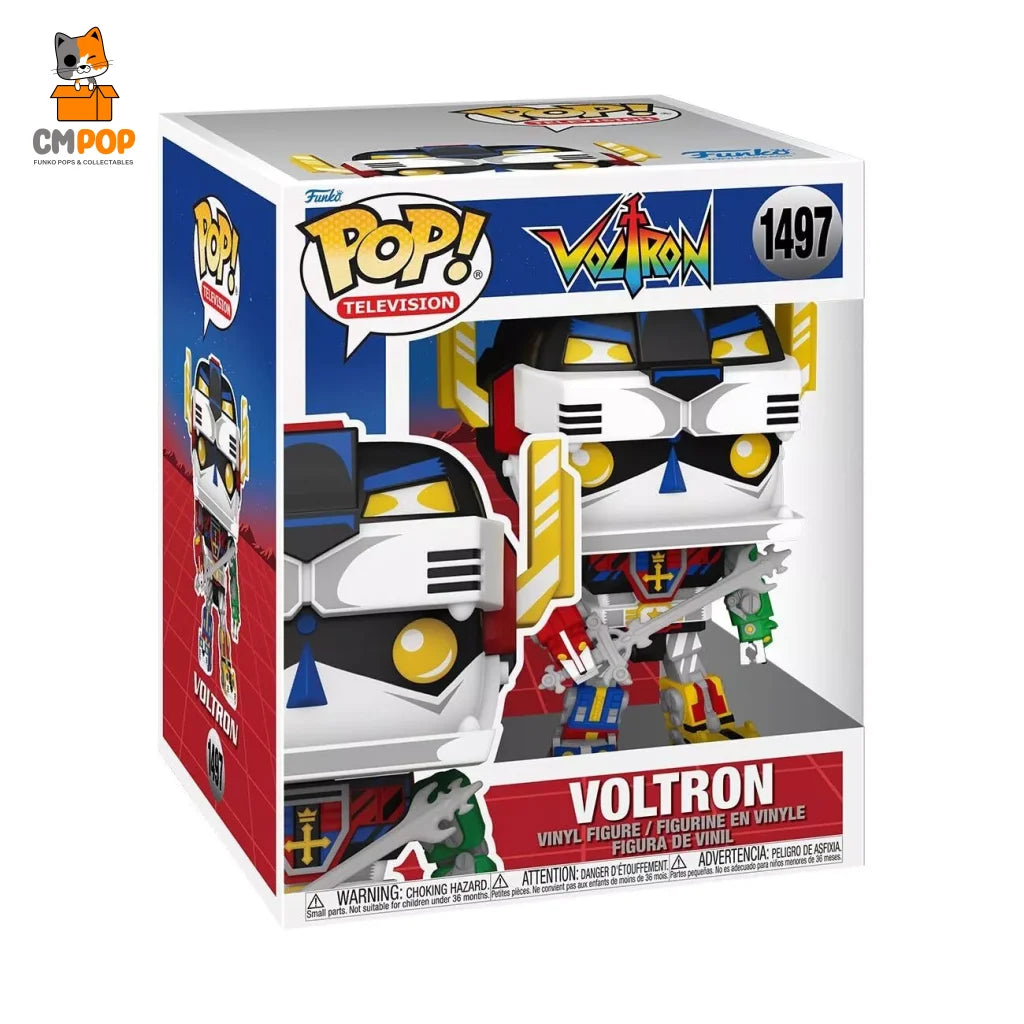 Voltron (Retro) - #1497 Funko Pop Television Oob