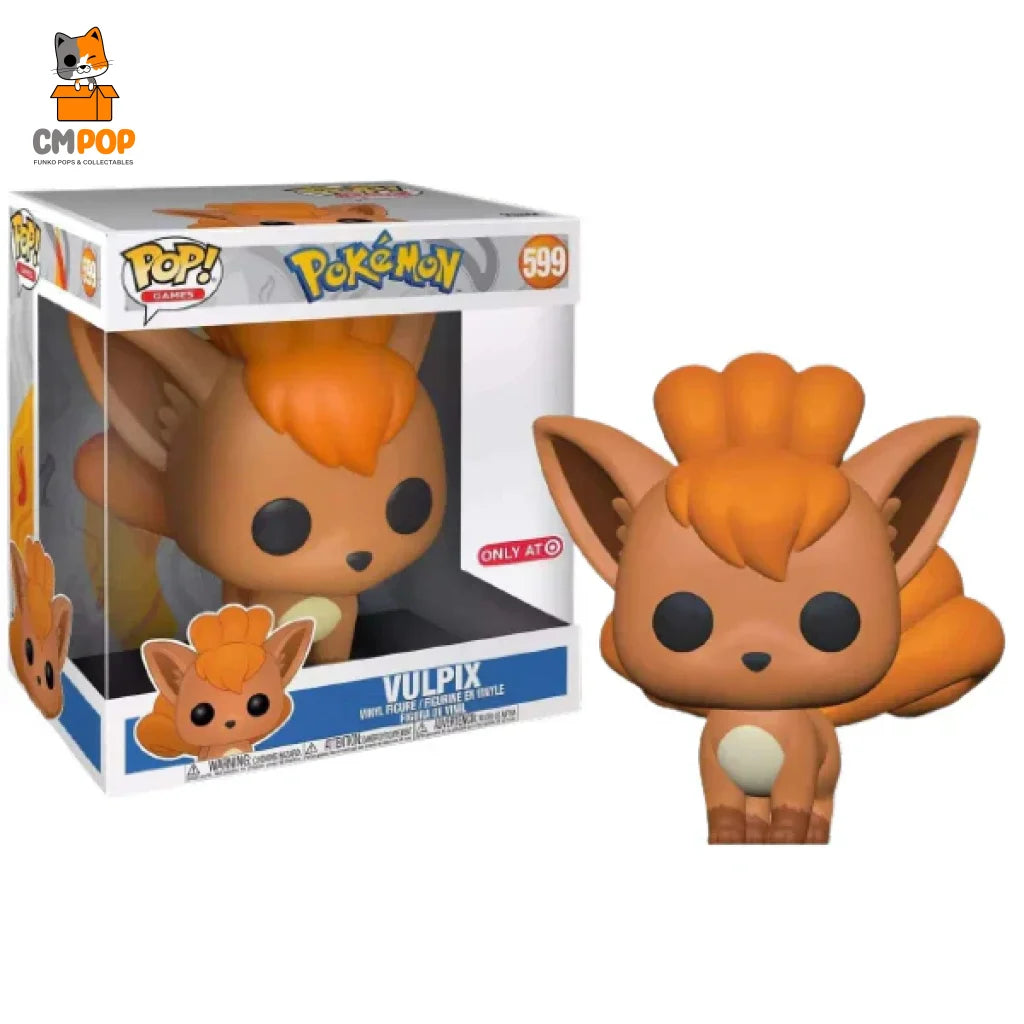 Vulpix - #599 Funko Pop! Games Pokémon Target Exclusive Jumbo Pop