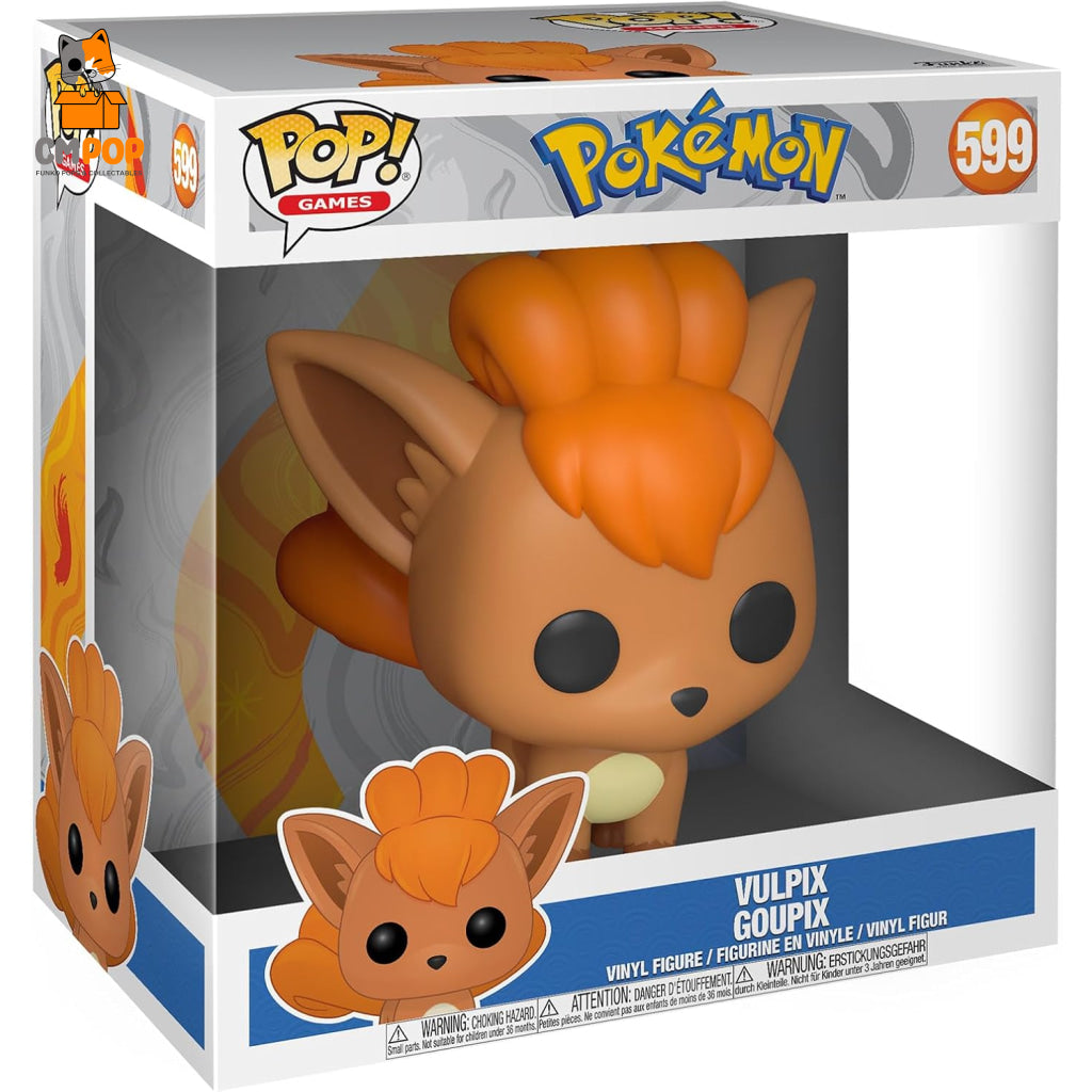 Vulpix - #599 Funko Pop! Pokemon Jumbo Games Pop