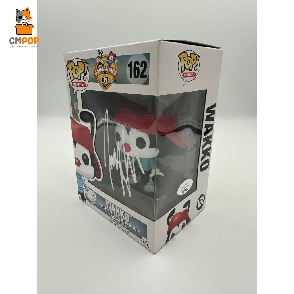 Wakko - #162 Funko Pop! Movies Animaniacs Signed By Certified Pop