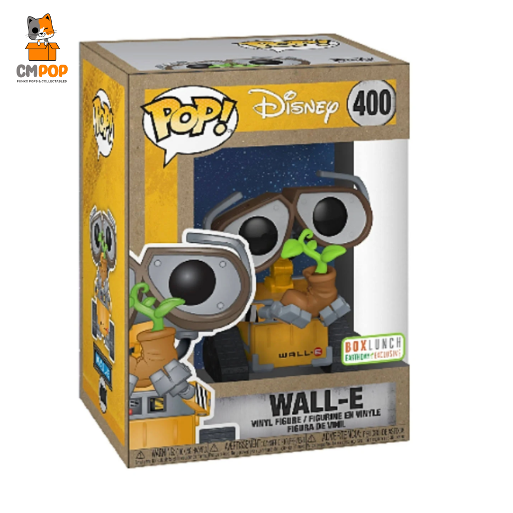 Wall-E- #400 - Funko Pop! Wall-E Disney- Box Lunch Earth Day Exclusive Pop