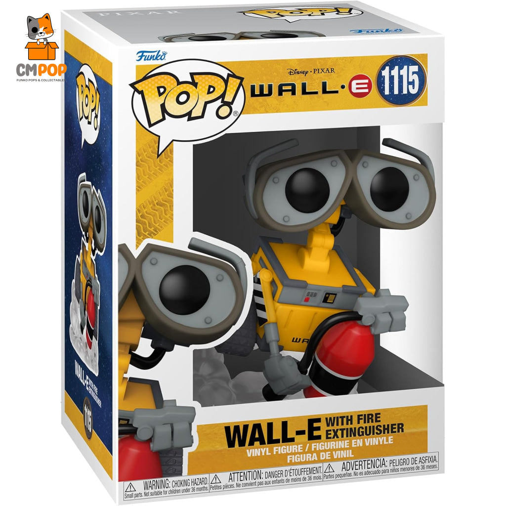 Wall-E With Fire Extinguisher - #1115 Funko Pop! Disney Pop