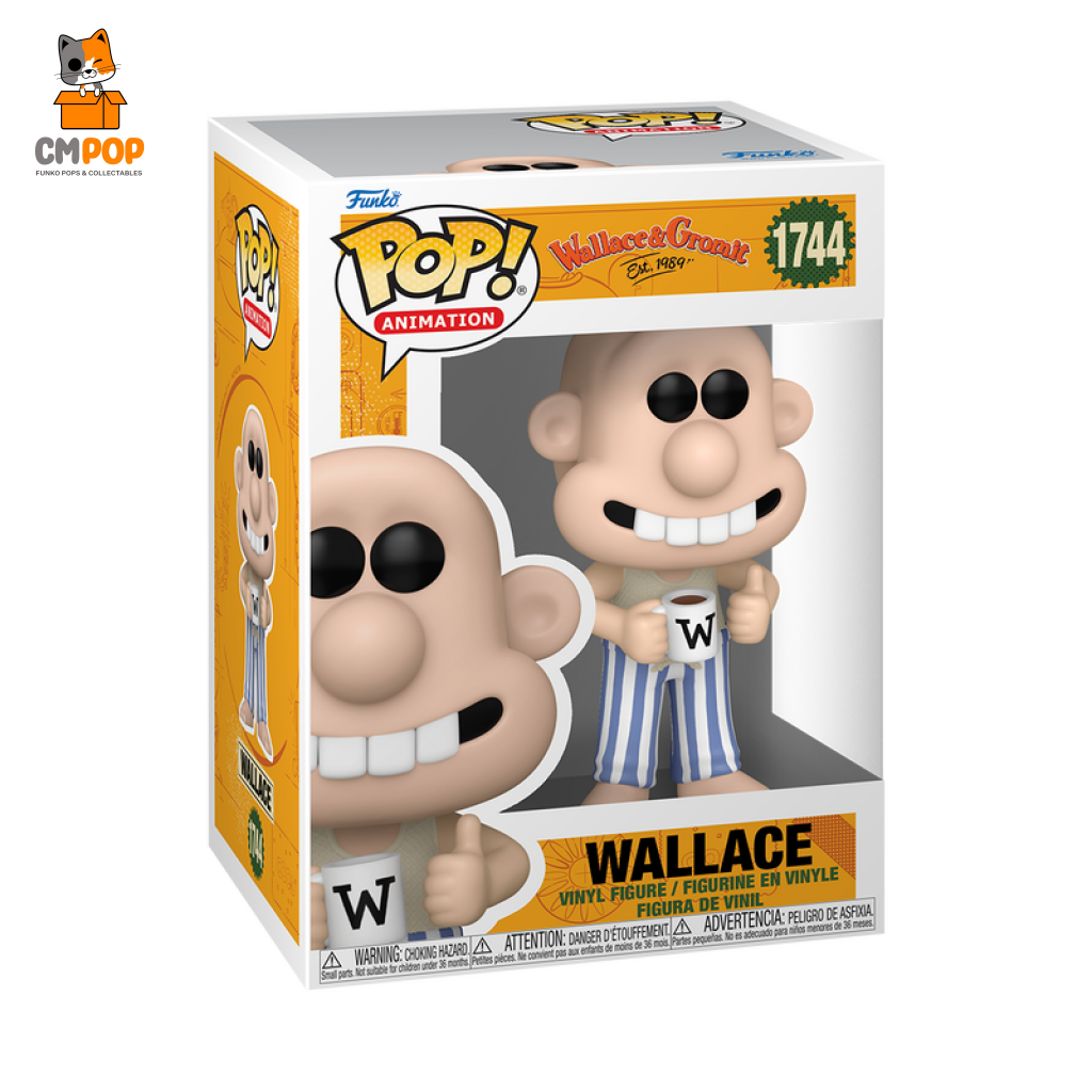 Wallace In Pajamas - #1744- Funko Pop! And Grommet Movies Pop