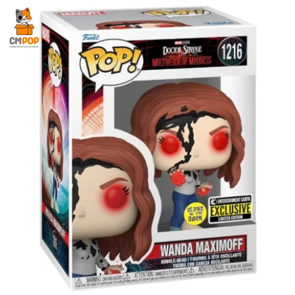 Wanda Maximoff - #1216 Dr Strange Multiverse Of Madness Funko Pop! Entertainment Earth Exclusive Pop