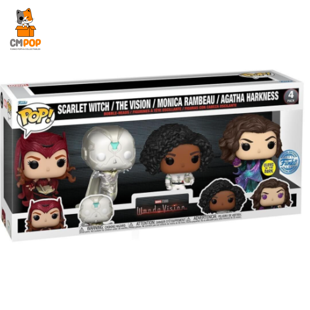 Wandavision! - Funko Pop Marvel 4Pk Pop