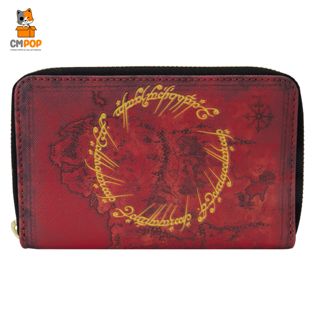 Warner Brothers Lord Of The Rings One Ring Zip Around Wallet - Loungefly