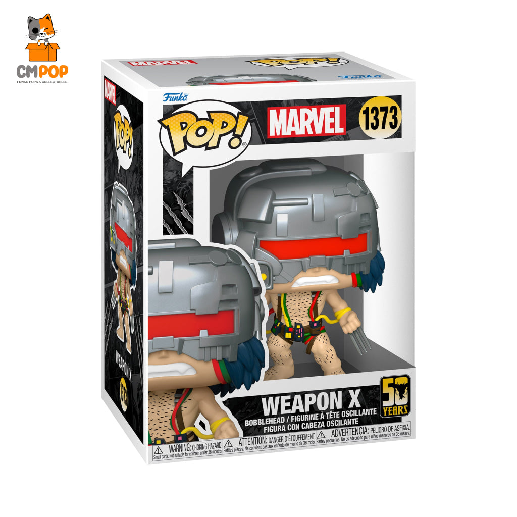 Weapon X - 50Th #1373 Funko Pop! Marvel Wolverine Pop