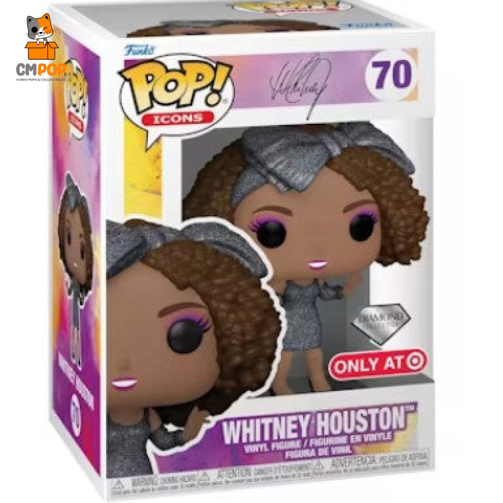 Whitney Houston - #70 Funko Pop! Rocks Diamond Collection Target Exclusive Pop