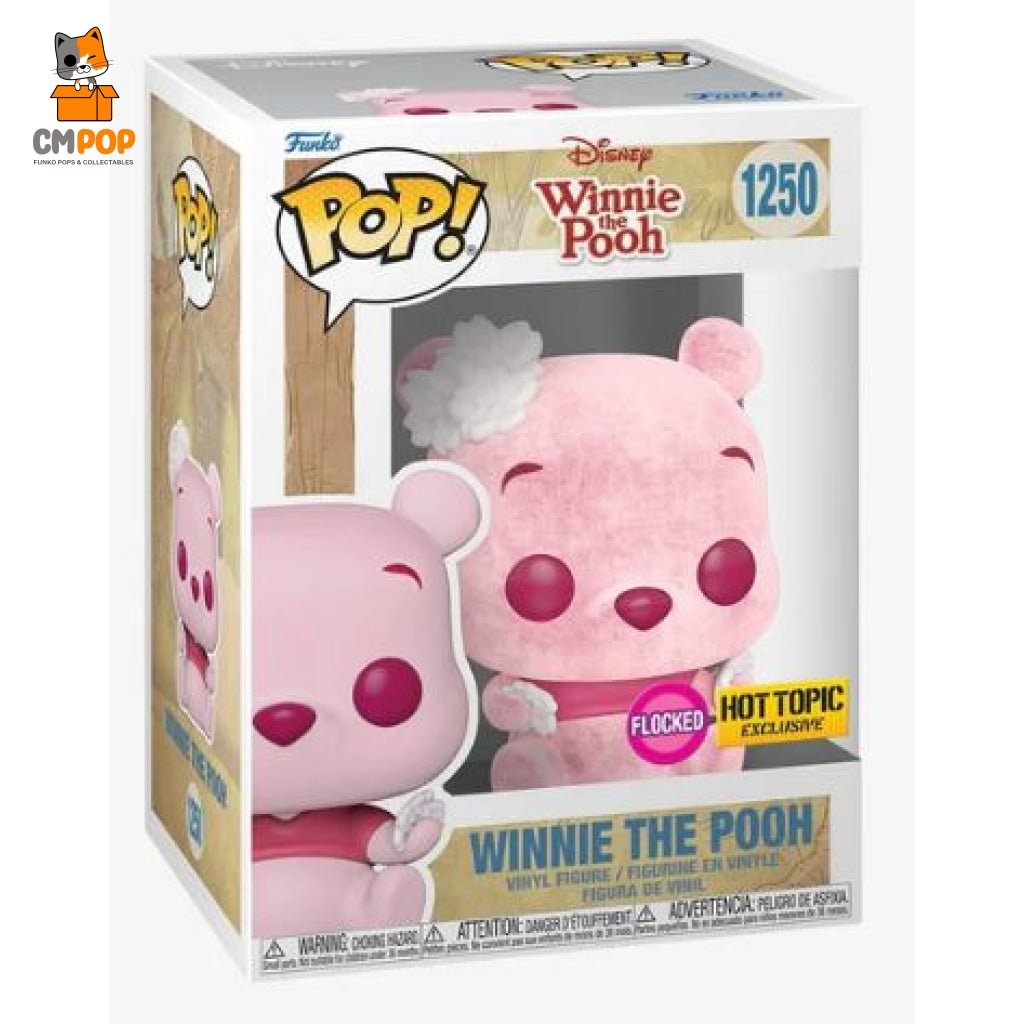 Winnie The Pooh Flocked - #1250 Funko Pop! Hot Topic Exclusive Pop