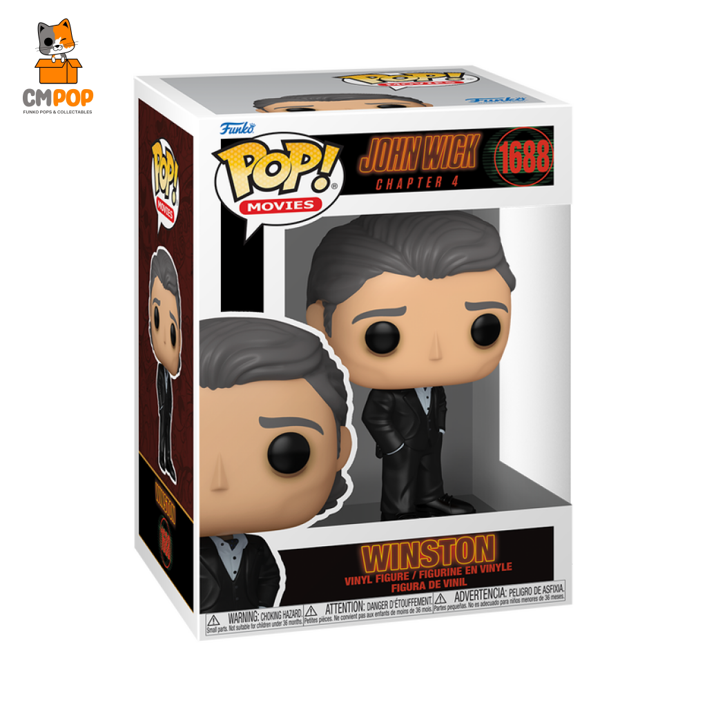 Winston - #1688- Funko Pop! John Wick Chapter 4 Movies Pop