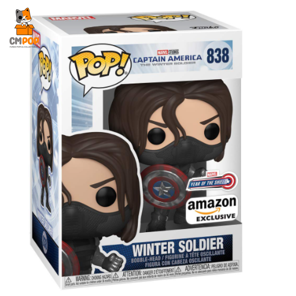 Winter Soldier - #838 Funko Pop! Marvel Amazon Exclusive Pop