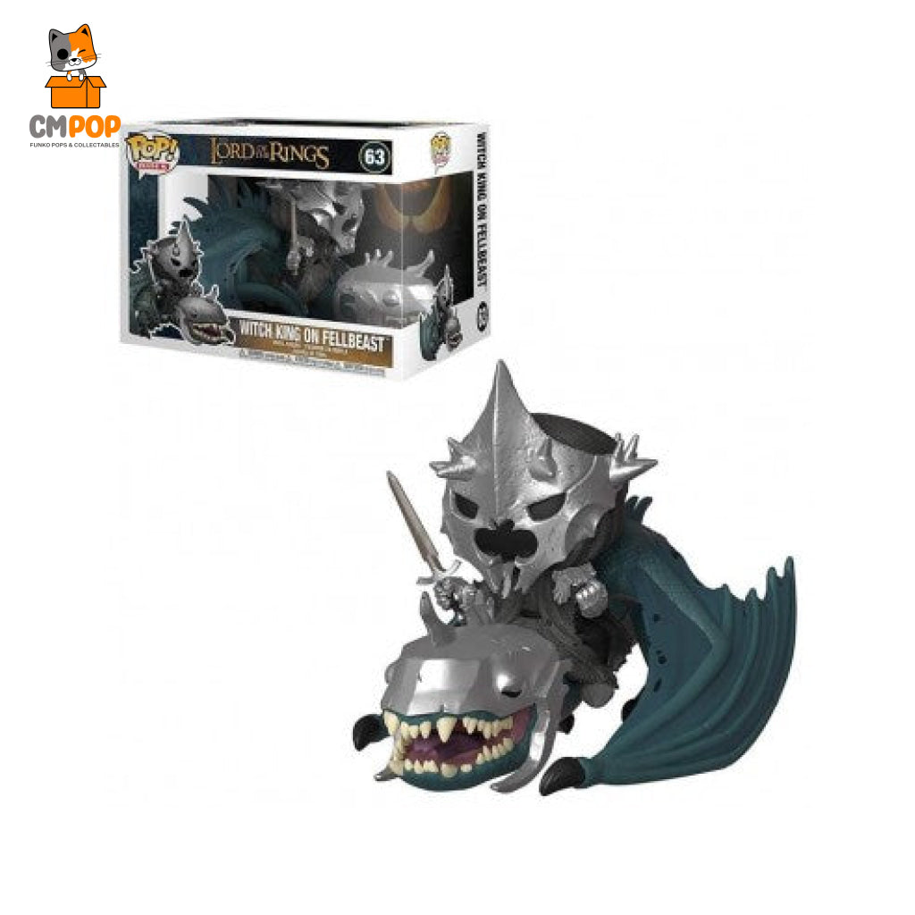 Witch King On Fellbeast - #63 Funko Pop! The Lord Of The Rings Movies Rides Pop