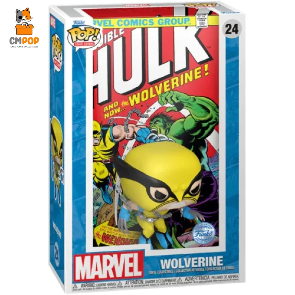 Wolverine - #24 Funko Pop! Comic Cover Marvel Exclusive Pop