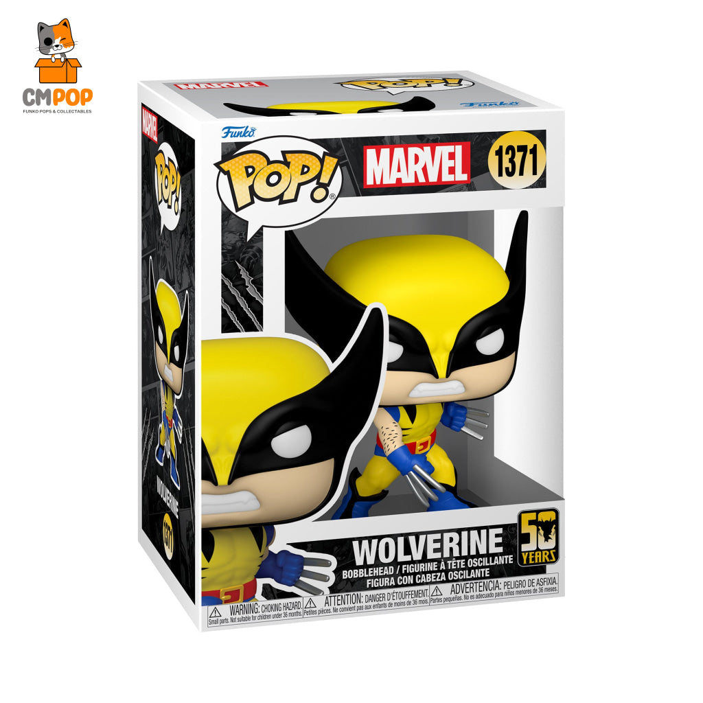 Wolverine - 50Th #1371 Funko Pop! Marvel Pop