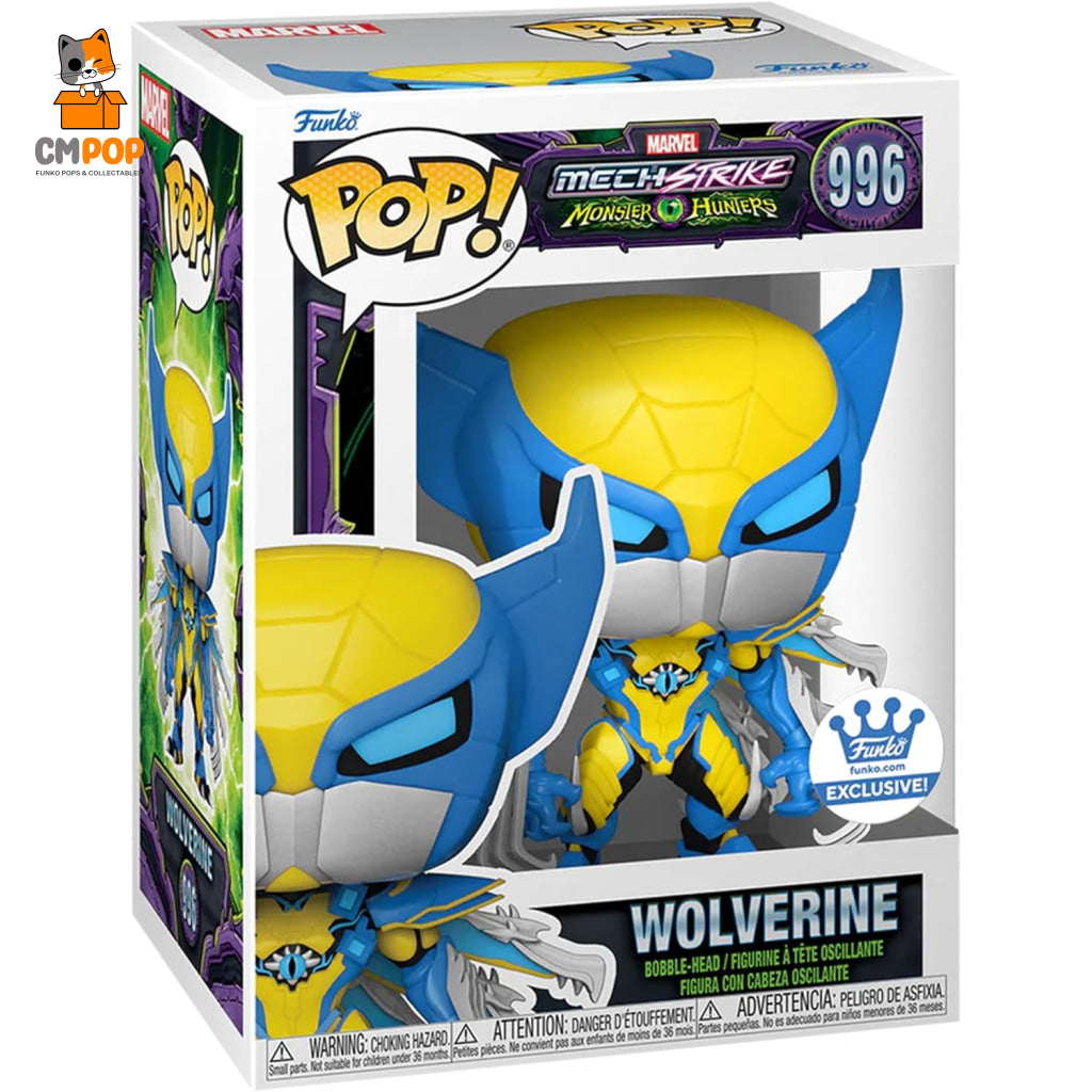 Wolverine- #996 - Funko Pop! Marvel Merchstrike Monster Hunter Exclusive Pop