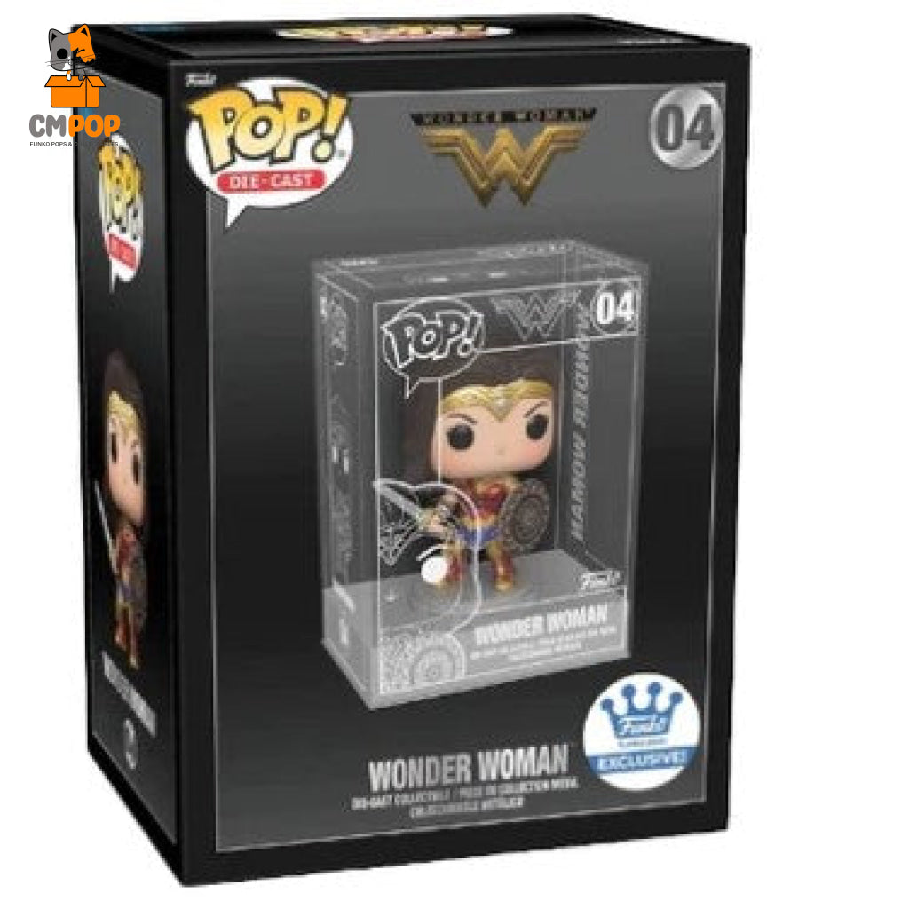 Wonder Woman Diecast Sealed - #04 Funko Pop! Exclusive Pop