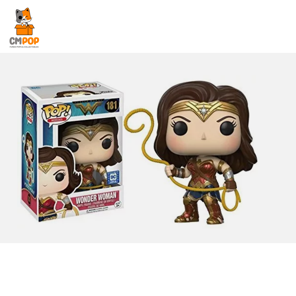 Wonder Women - #181 Funko Pop! Wonderwoman Dc Exclusive Pop