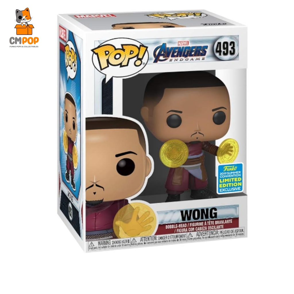 Wong- #493 - Funko Pop! Marvel Avengers Endgame Comic Con Limited Edition Pop