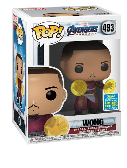 Wong- #493 - Funko Pop! - Marvel - Avengers Endgame - Comic Con Funko Limited Edition