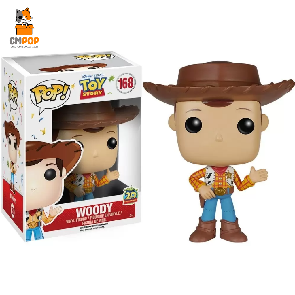 Woody 20Th Anniversary -#168 Funko Pop! - Toy Story Pop