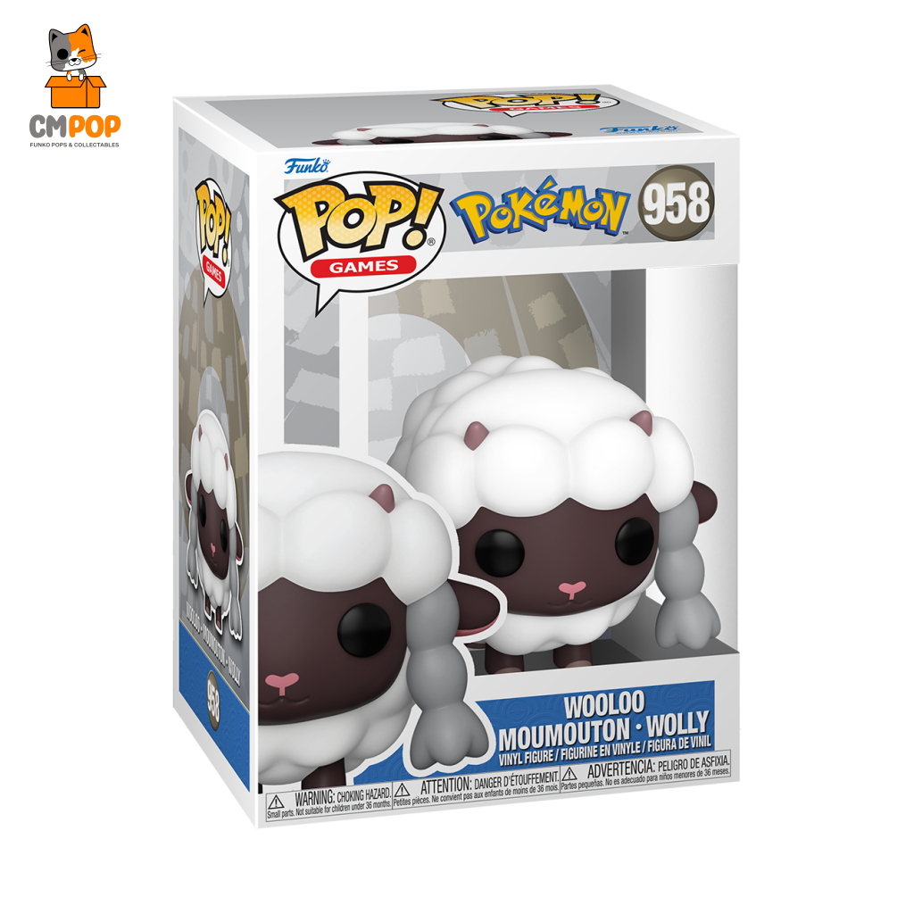 Wooloo - #958 Funko Pop! Pokemon Pop