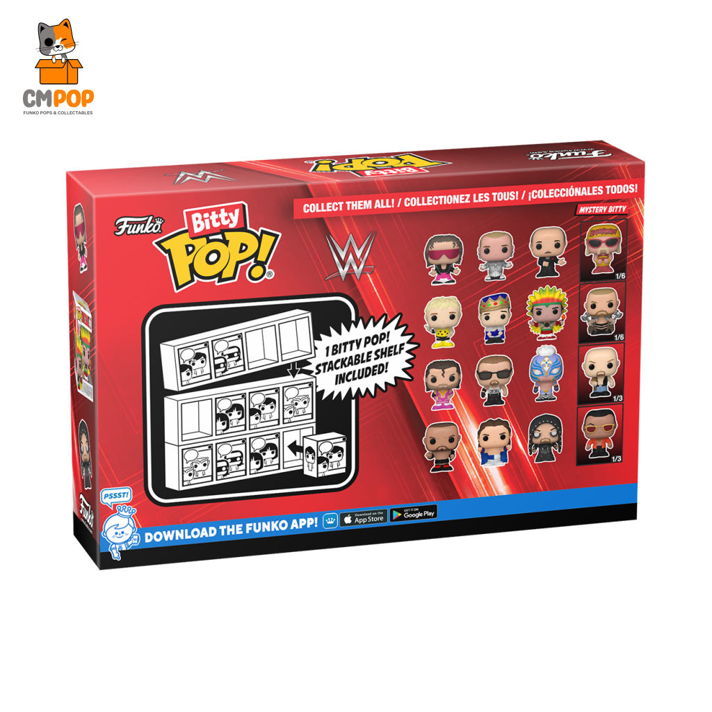 Wwe S1 Bitty Pop - 4 Pack Pop! Funko