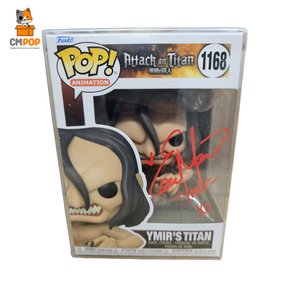 Ymirs Titan Signed Jsa Certified - #1168 Funko Pop! Attack On Pop