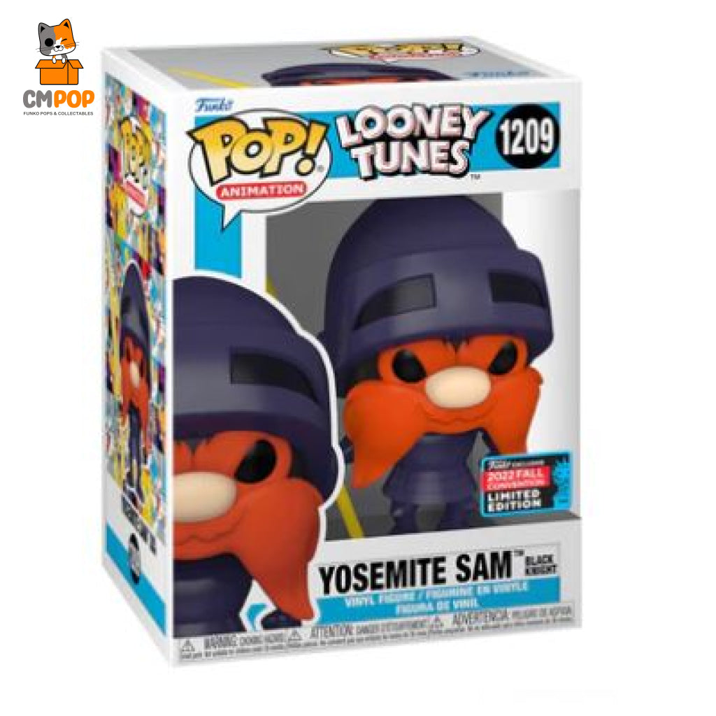 Yosemite Sam Black Knight - #1209 Funko Pop! Looney Toons Nycc Convention Exclusive Pop